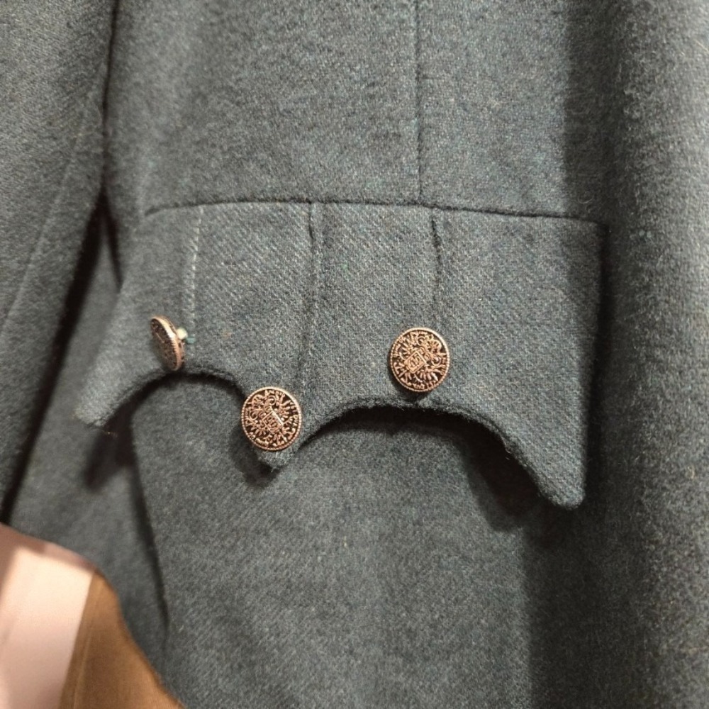 An Original by Terrie Spindle Wool Jacket with unique button and pocket details